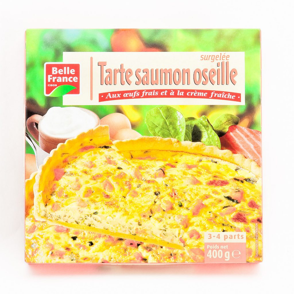 TARTE AU SAUMON ET À L OSEILLE 400G BELLE FRANCE Boutique CABF