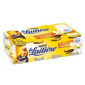 Y.LAITIERE VANILLE X8