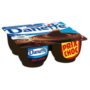 DANETTE CHOCOLAT NOIR X4