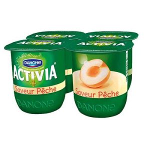 Y.ACTIVIA SAVEUR PECHE X4