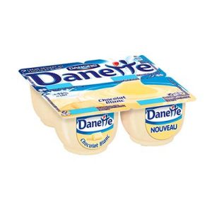 DANETTE CHOCO BLANC X4
