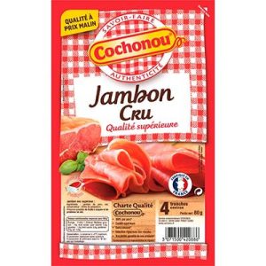 JAMBON CRU 80G COCHONOU