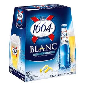 BLLE 6X25 BIER.1664 BLANC