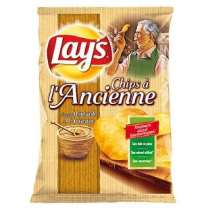 CHIPS ANC.MOUTARDE120LAYS