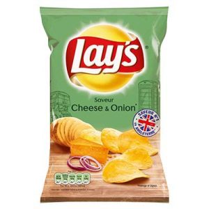 CHIPS CHEESE OINION120LAY