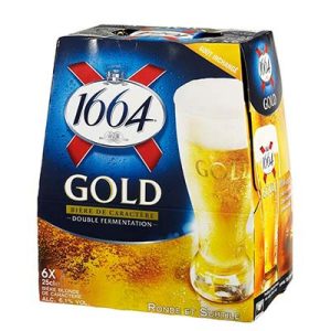 BLLE.6X25 BIERE 1664 GOLD