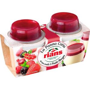 PANNA COTTA FRT ROUGES X2