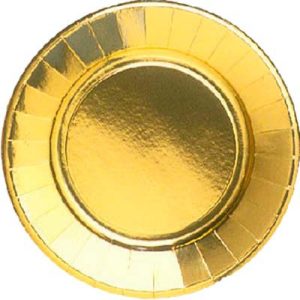 10 ASSIETTES OR 27CM TIFA