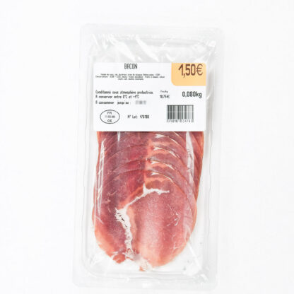 FILET BACON 8TR.80G 1,5E