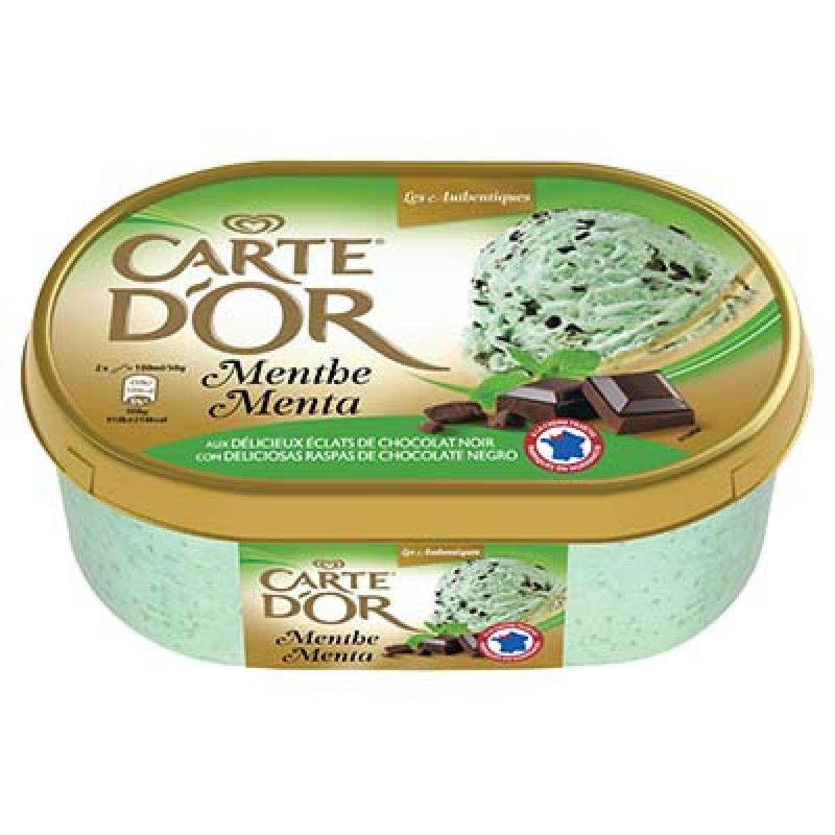 GLACE MENTHE 1L. CARTE OR