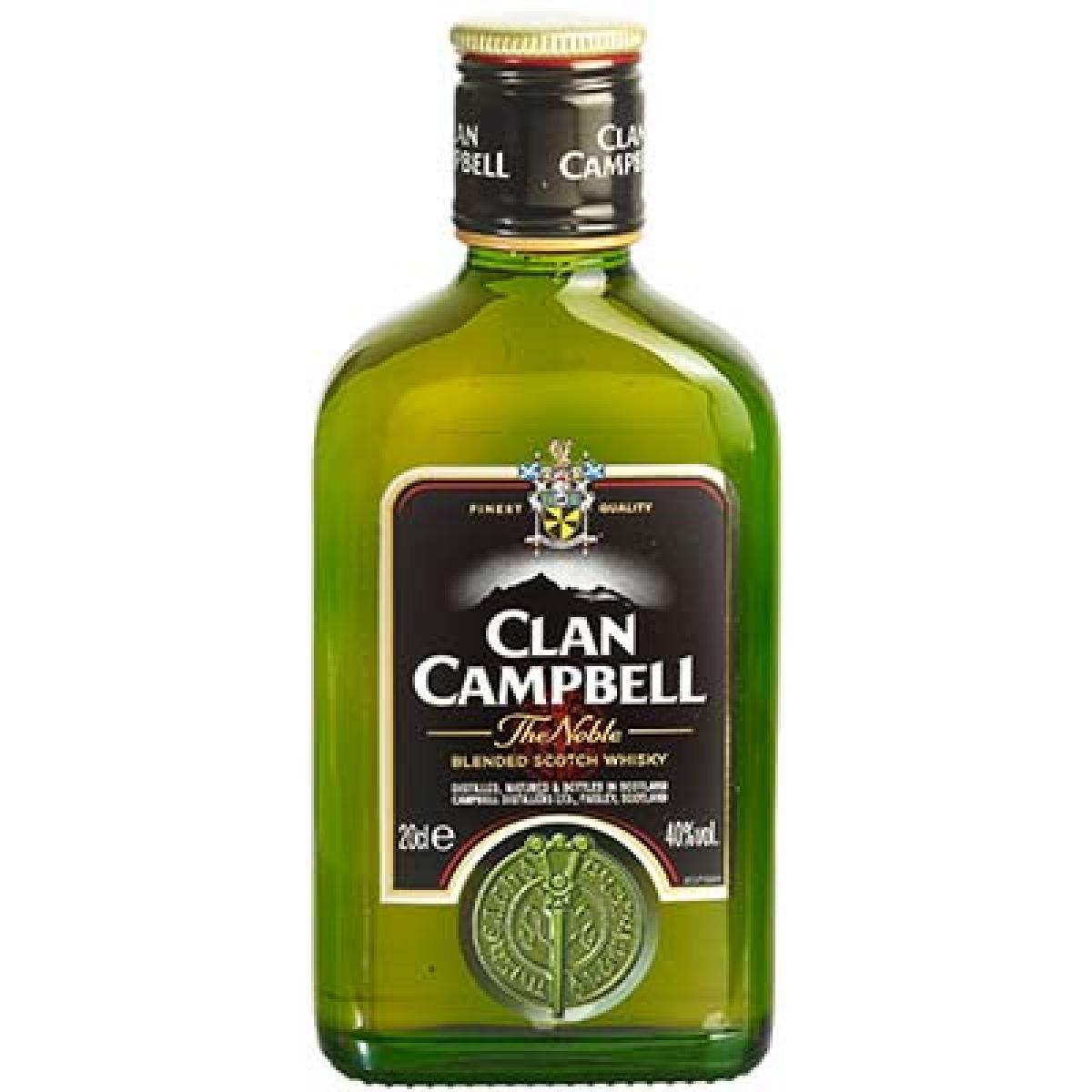 FLASK WHISKY CLAN CAMPBEL