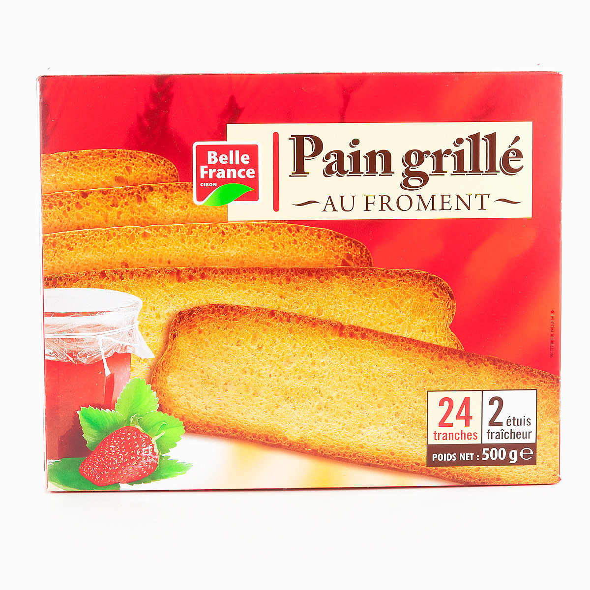 PAIN GRILLE 24TR. 500G.BF