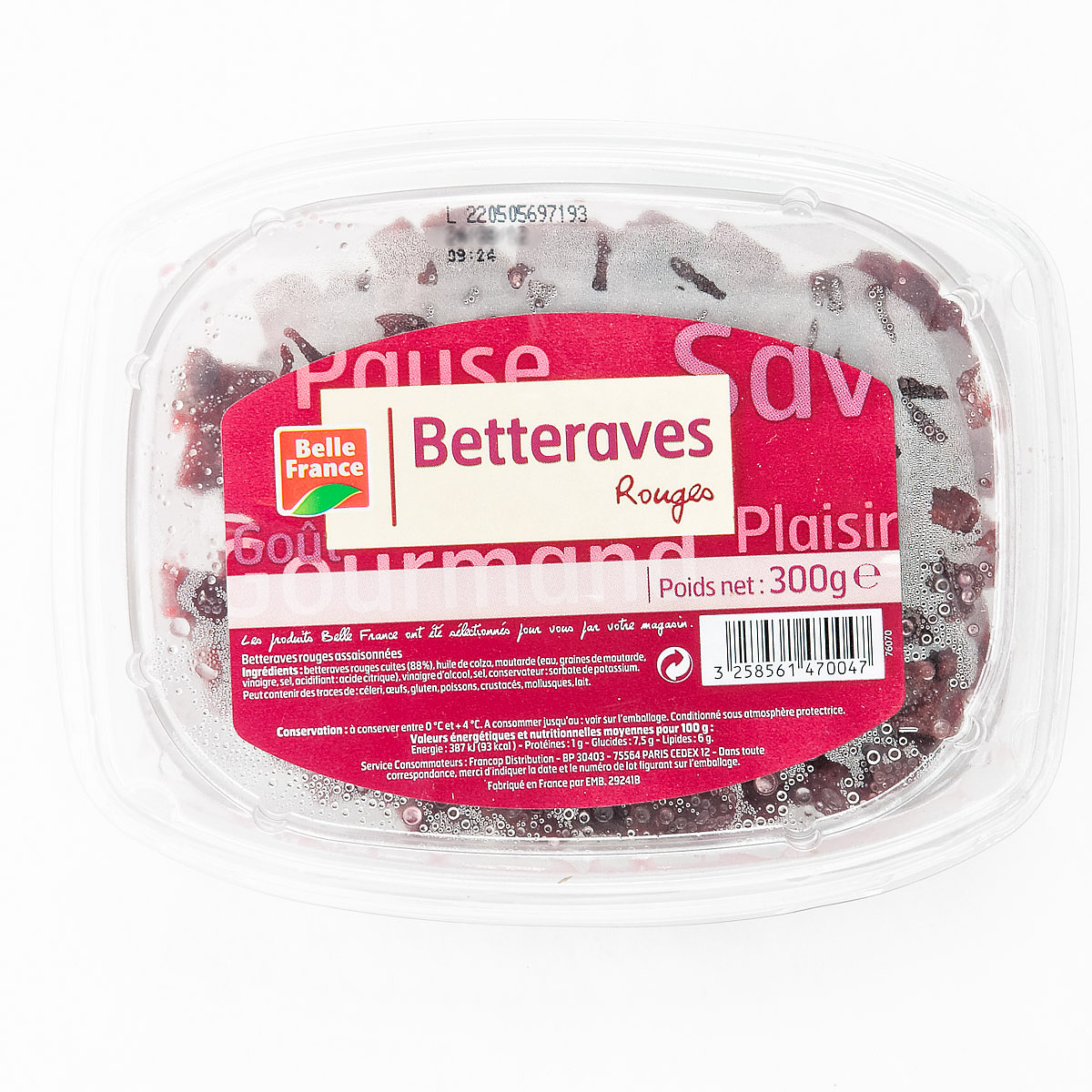 BETTERAVES ROUGES 300G BF