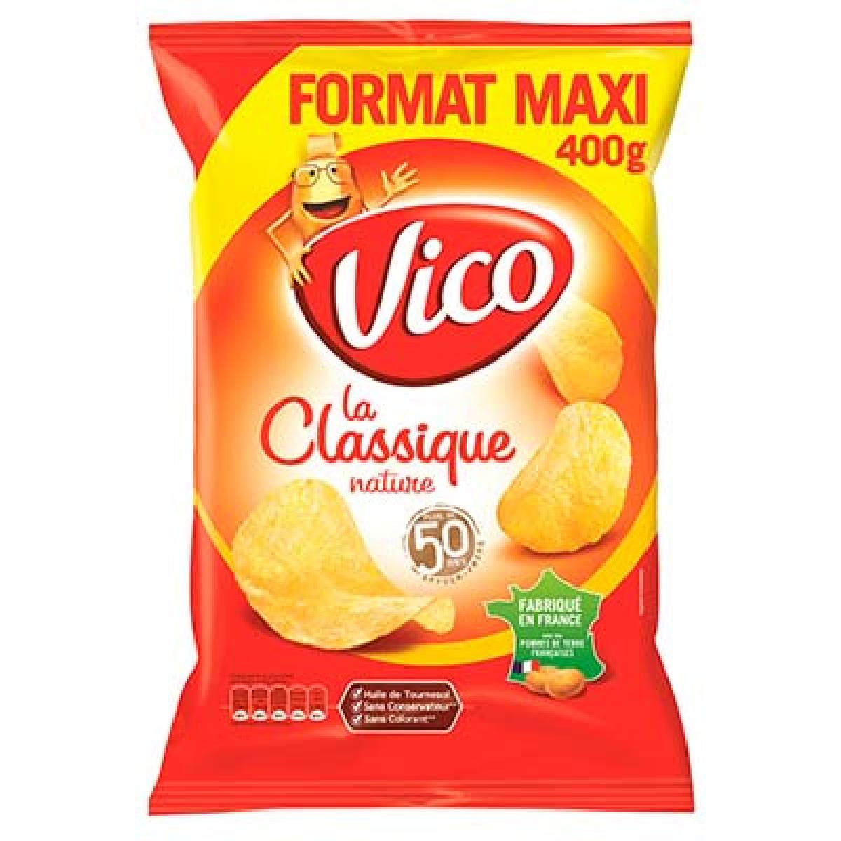 CHIPS NATURE 400GR. VICO