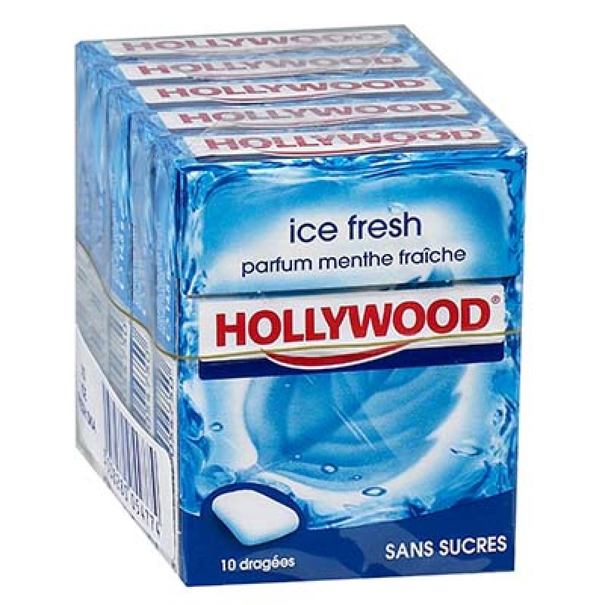3538280054774 Upc Chewing Gum Sans Sucre Ice Fresh Hollywood 5x10