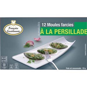 MOULES FARCIES X12.COURBE