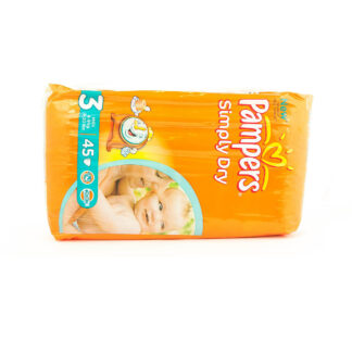PAMPERS SIMPLY DRY T3 X45
