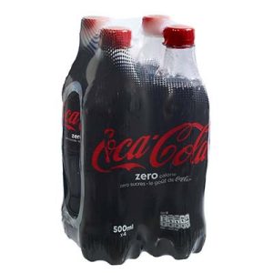 PET 4X50CL COCA COLA ZERO