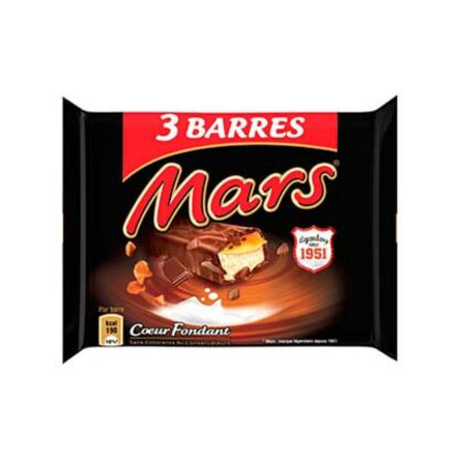 PACK 135G.BARRE MARS LAIT