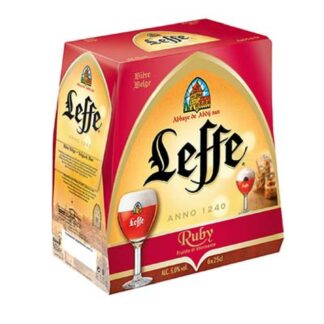 BLLE 6X25CL LEFFE RUBY