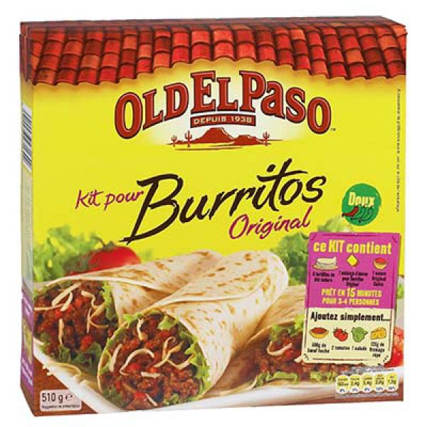 Kit Burrito Old El Paso Boutique Cabf 9010